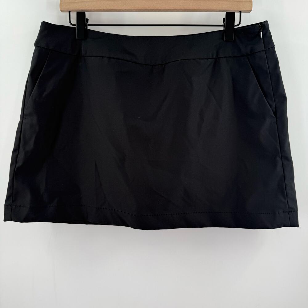 Nike Golf Skort Size 10 Black Dri-Fit Women’s Skirt with Shorts Lining Athletic - Picture 15 of 15